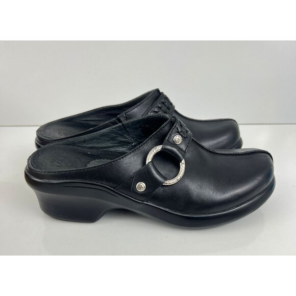 Ariat Shasta Mule Clog Women's Size 6 M Black Leather Harness Western Braided - Picture 3 of 10